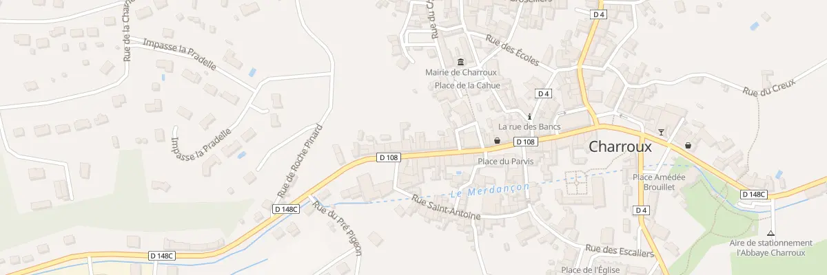 Plan du 26 Rue de Rochemeau à Charroux