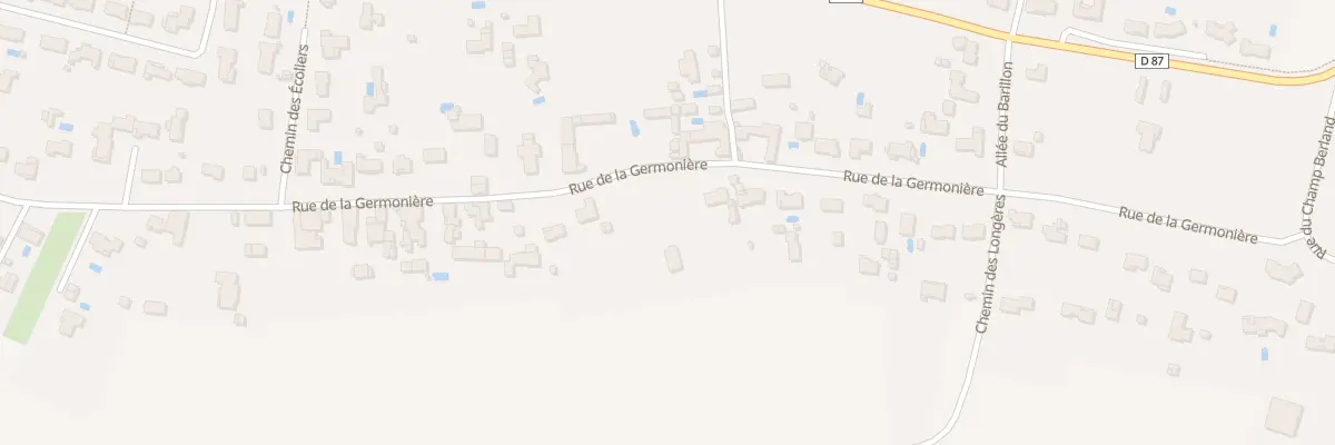 Plan du 39 Rue de la Germonière à Montamisé