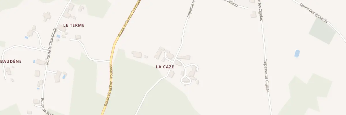 Plan du 262 Imp le Tournefie à Bourgnac