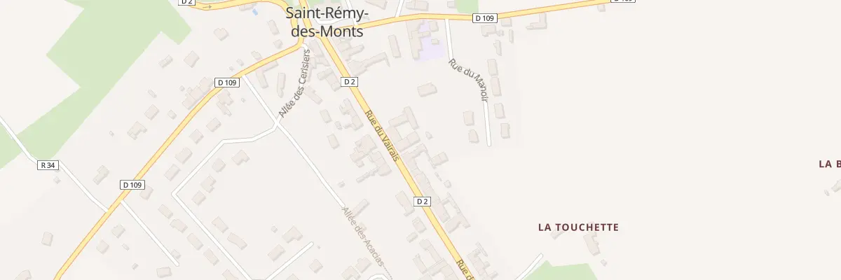 Plan du 15B Rue du Vairais à Saint-Rémy-des-Monts