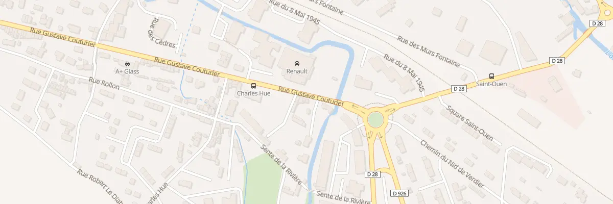 Plan du 190 Rue Gustave Couturier à Fécamp