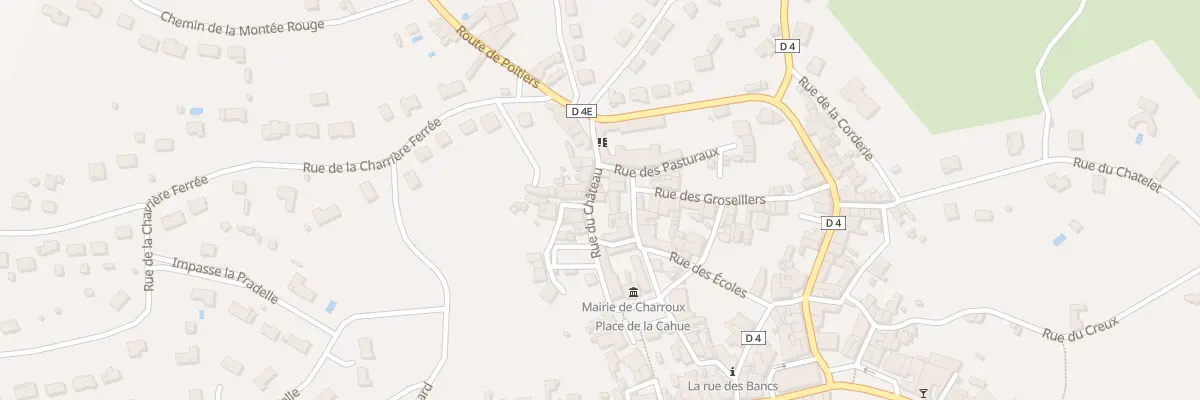 Plan du 3 Rue du Château à Charroux
