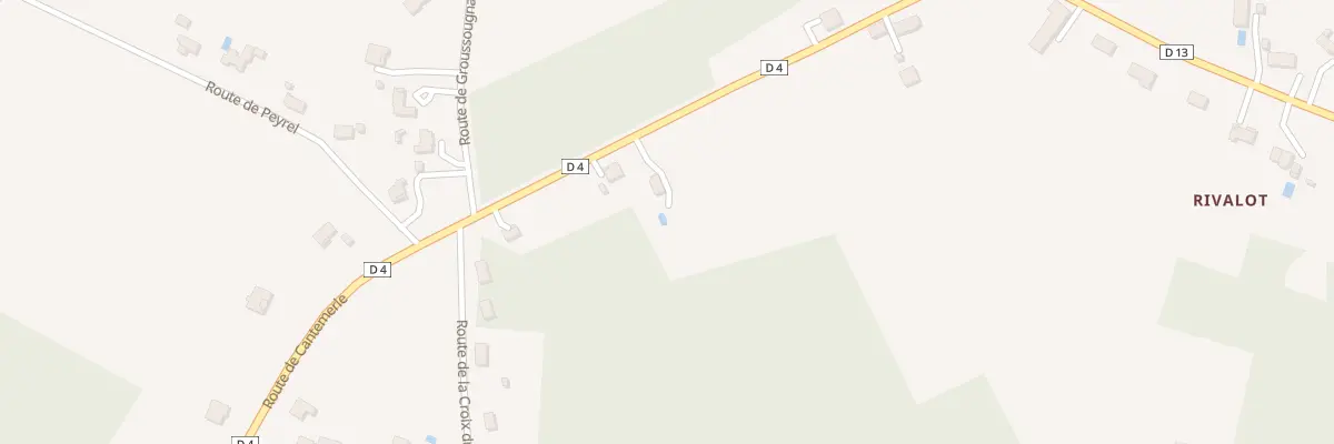 Plan du 21 Rte de Cantemerle à Prigonrieux