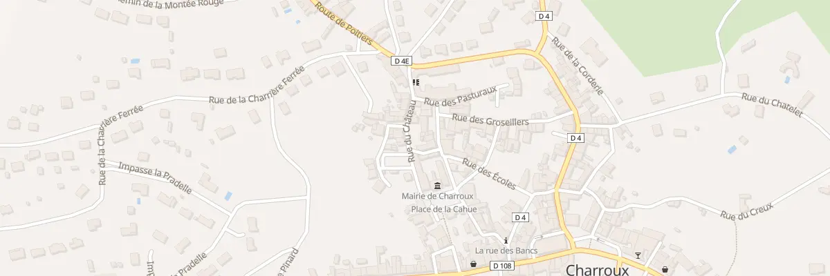 Plan du 4 Rue de la Mairie à Charroux