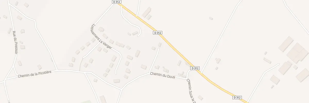 Plan du 110 Che du Douy à Conteville