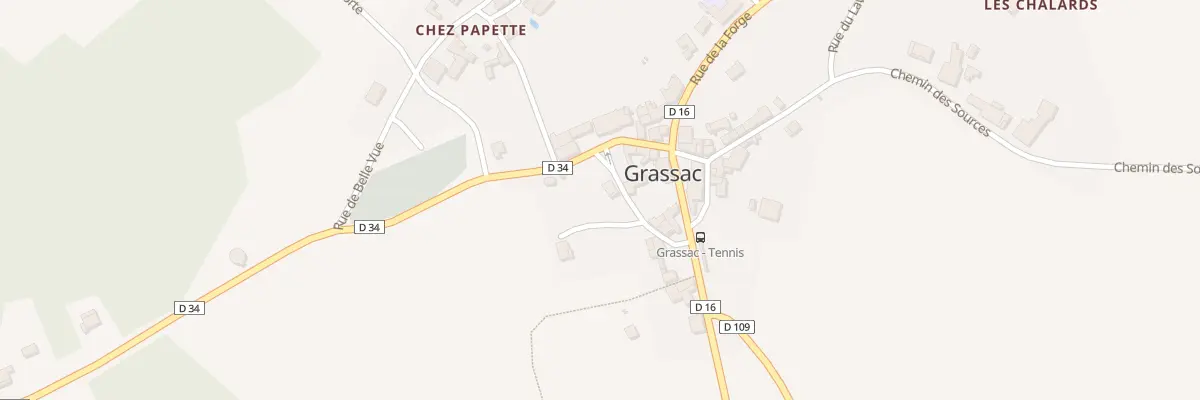 Plan du 9 Rue Es Poilus à Grassac