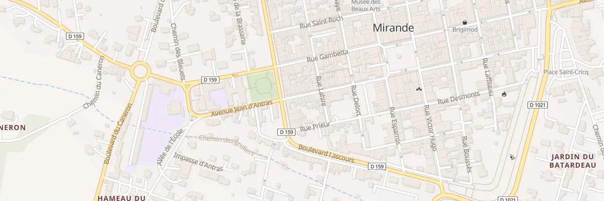 Plan du 29 Rue Marrens à Mirande