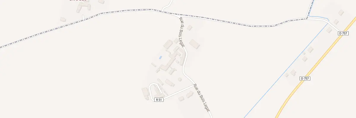 Plan du 3 Rue du Bois Legat à Brizay