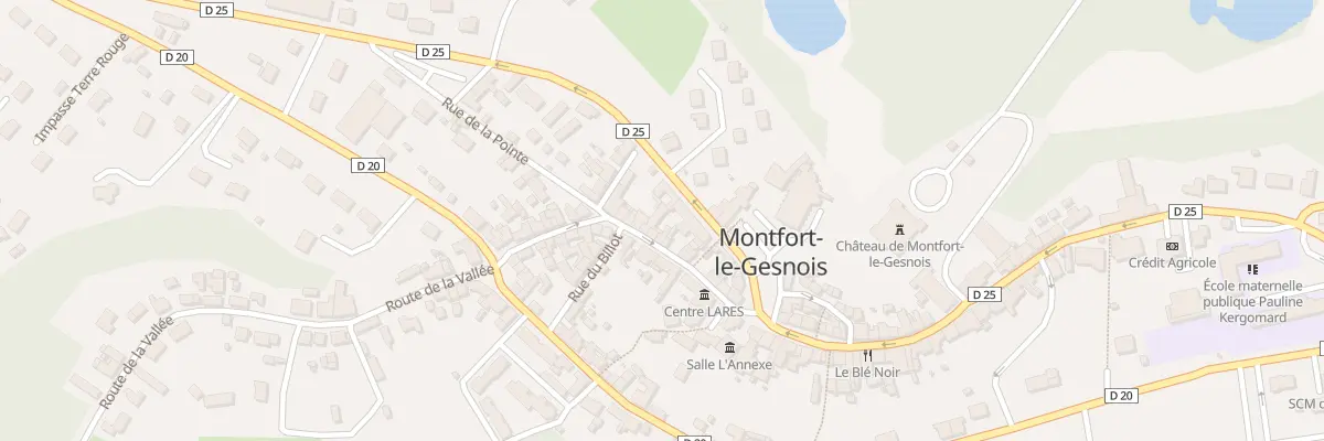 Plan du 12B Rue A Thoury à Montfort-le-Gesnois