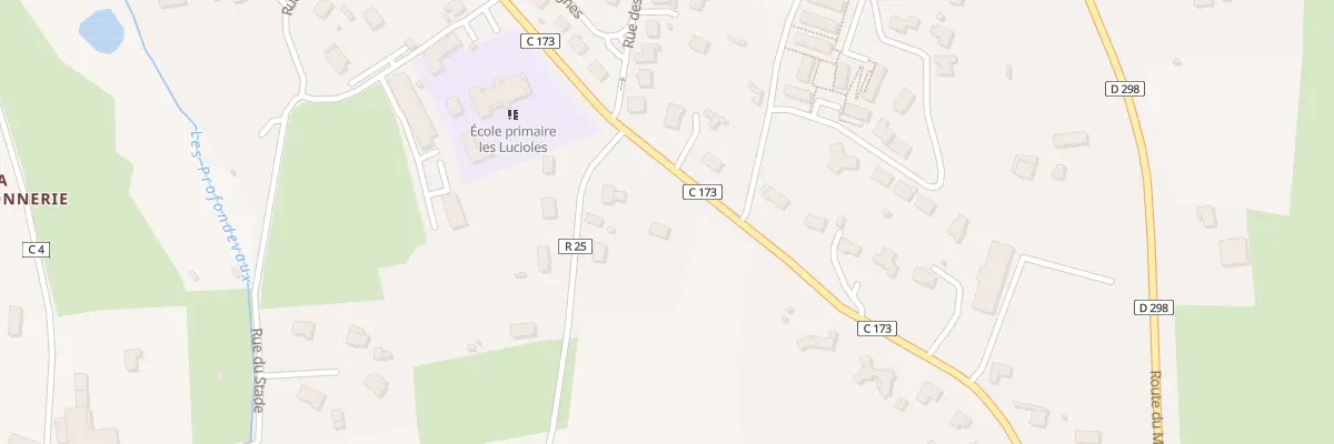 Plan du 26 Rte de Château-du-loir à Luceau