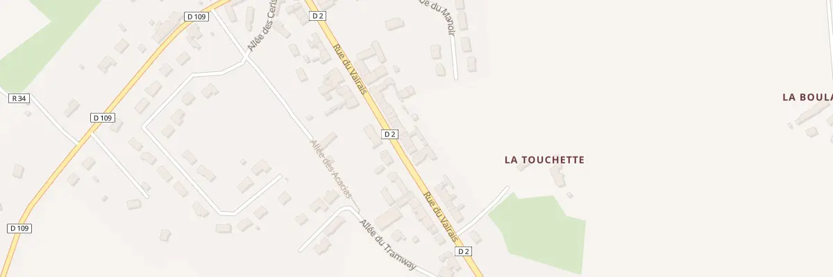 Plan du 33 Rue du Vairais à Saint-Rémy-des-Monts