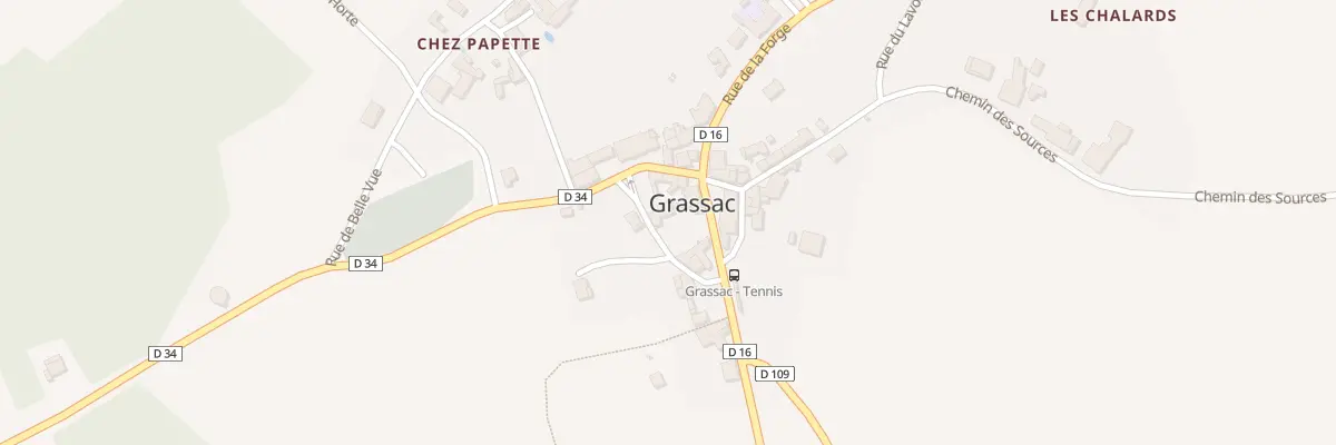 Plan du 6 Rue Es Poilus à Grassac