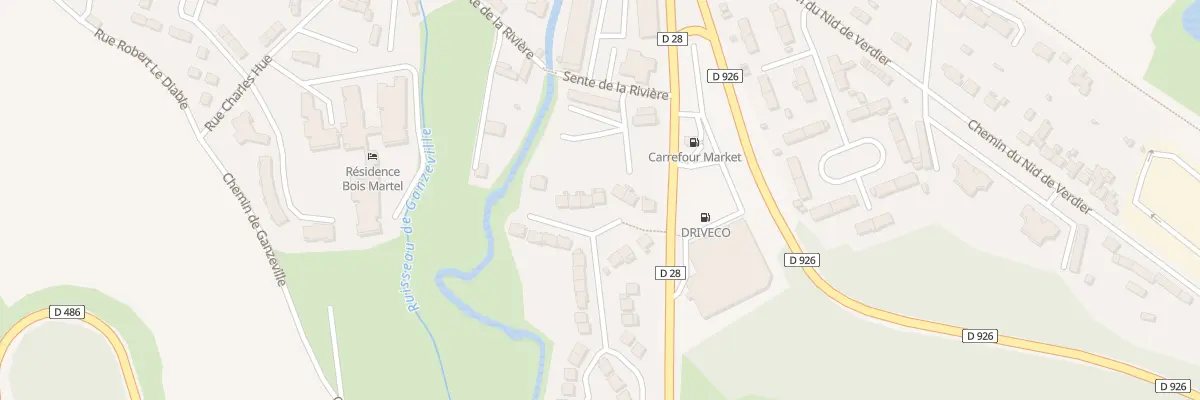 Plan du 30 Rue du Bois du Canada à Fécamp