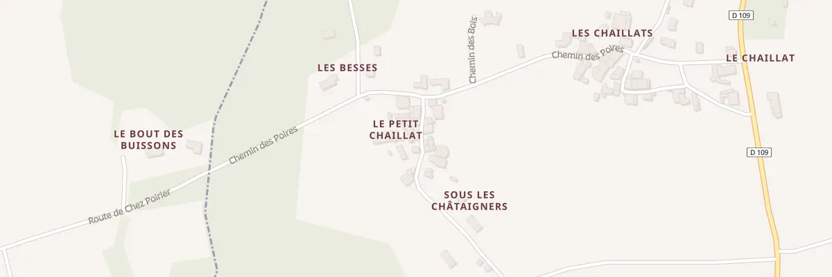 Plan du 5101 Le Petit Chaillat à Saint-Germain-de-Montbron