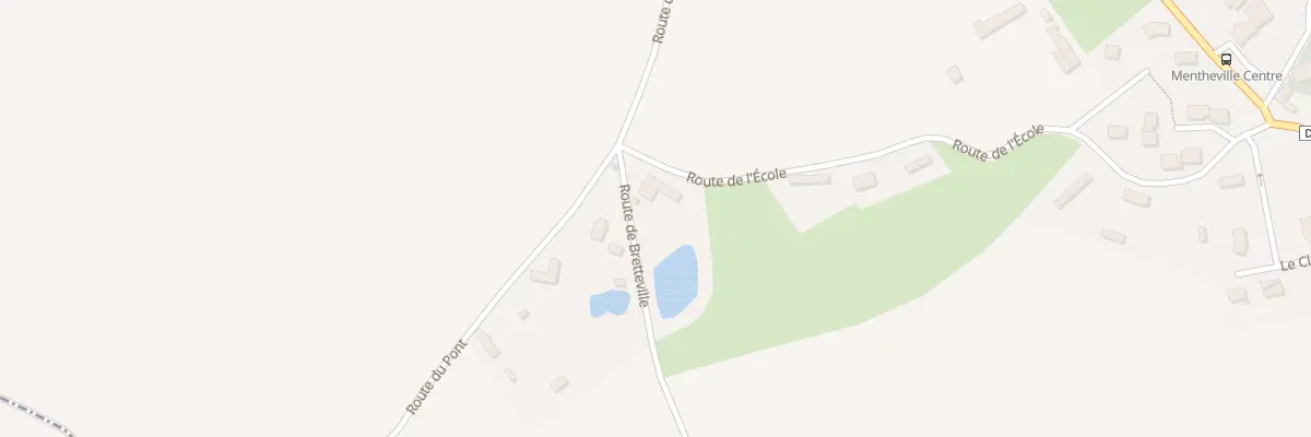 Plan du 447 Rte de l’Ecole à Mentheville