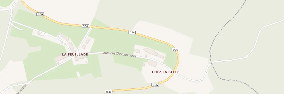 Plan du 6 Rte des Charbonnieres à Saint-Mary
