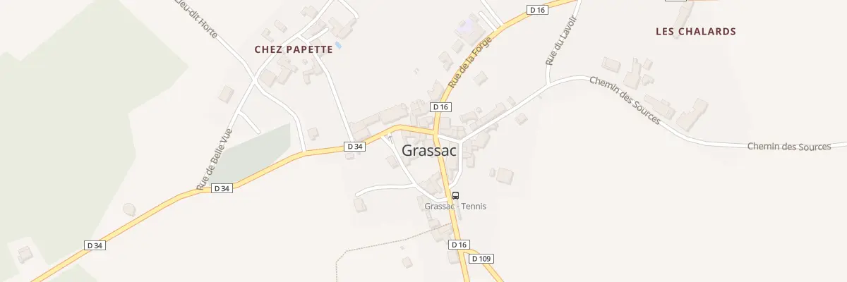 Plan du 1 Rte de l’Hermite à Grassac