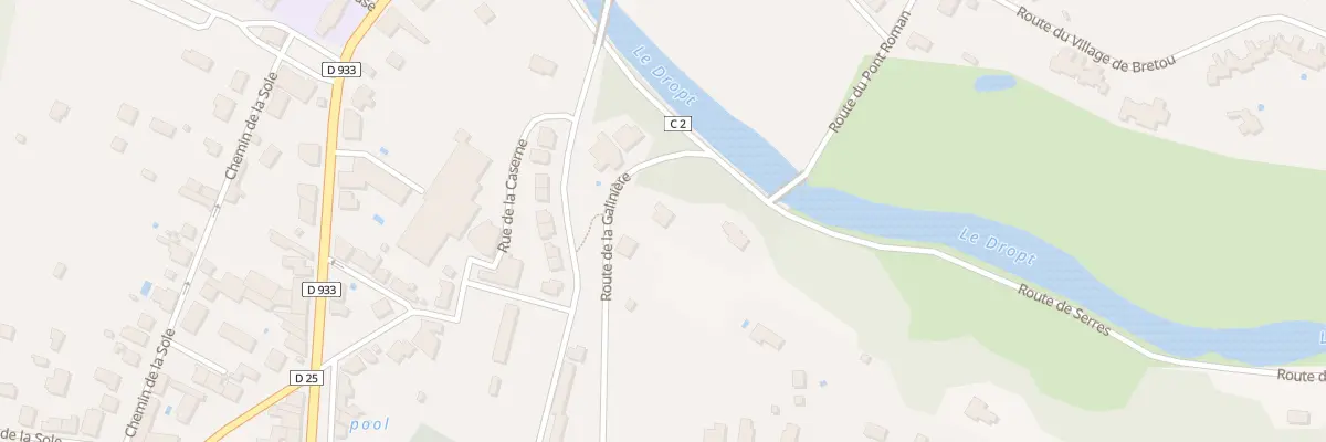 Plan du 18 Rte de la Galinière à Eymet