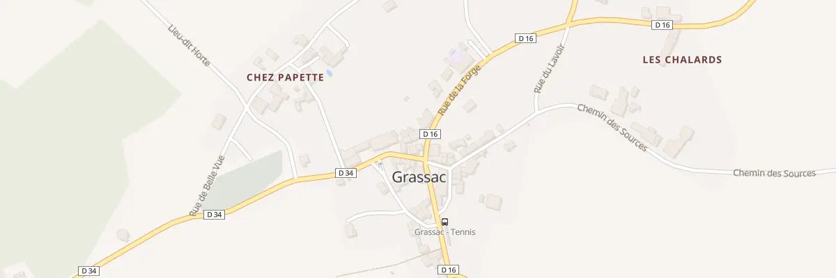 Plan du 25 Rue de la Forge à Grassac