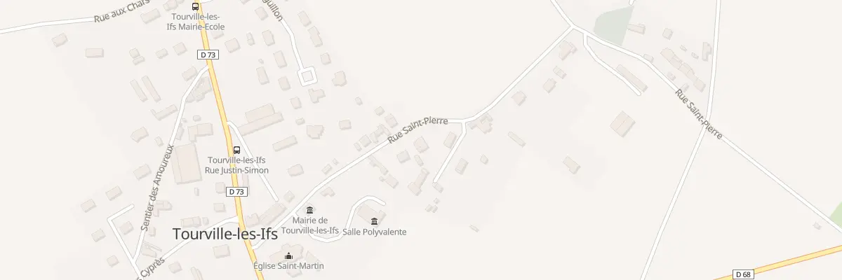 Plan du 210 Cite Saint Pierre à Tourville-les-Ifs