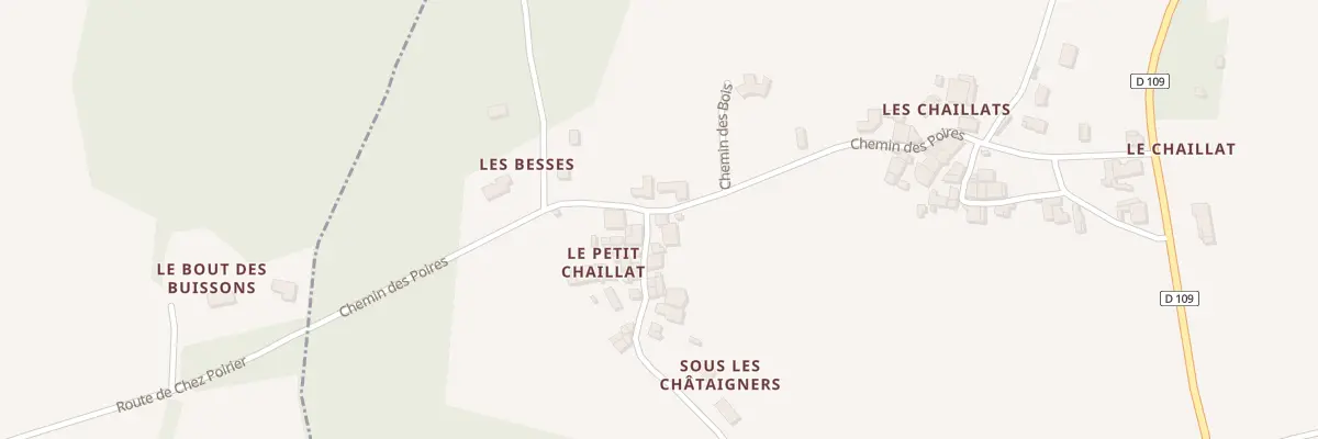 Plan du 389 Che des Poires à Saint-Germain-de-Montbron