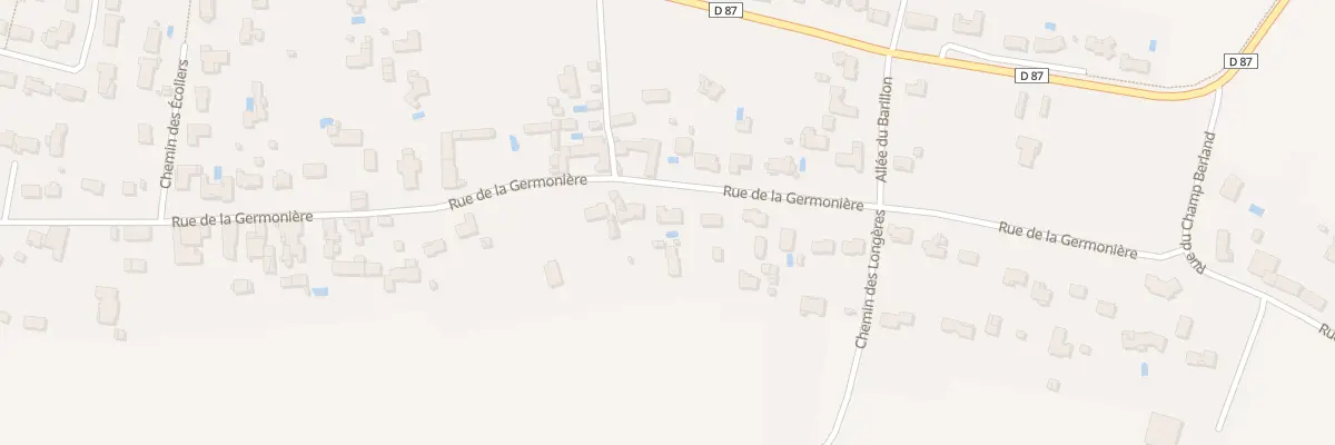 Plan du 33 Rue de la Germonière à Montamisé