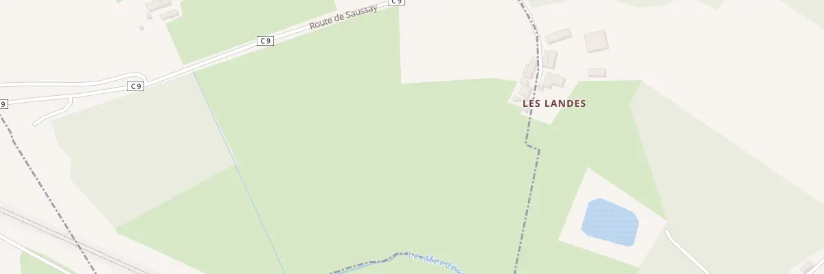 Plan du 683 Rte de Saussay à Montfort-le-Gesnois