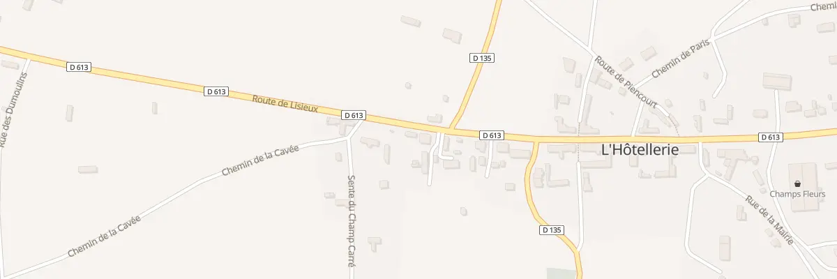 Plan du 9 N Rn 13 à L’Hôtellerie