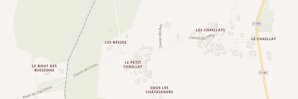 Plan du 380 Che des Poires à Saint-Germain-de-Montbron