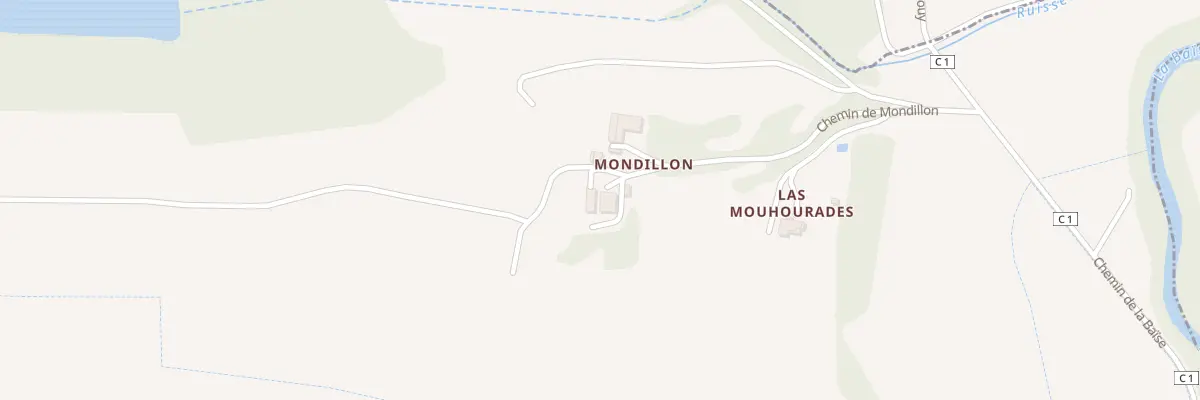 Plan du 5037 A Mondillon à Estipouy