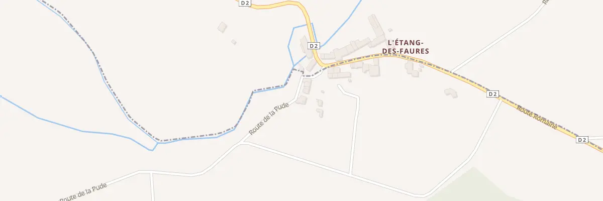 Plan du 1416 Rte de la Pude à Cherval
