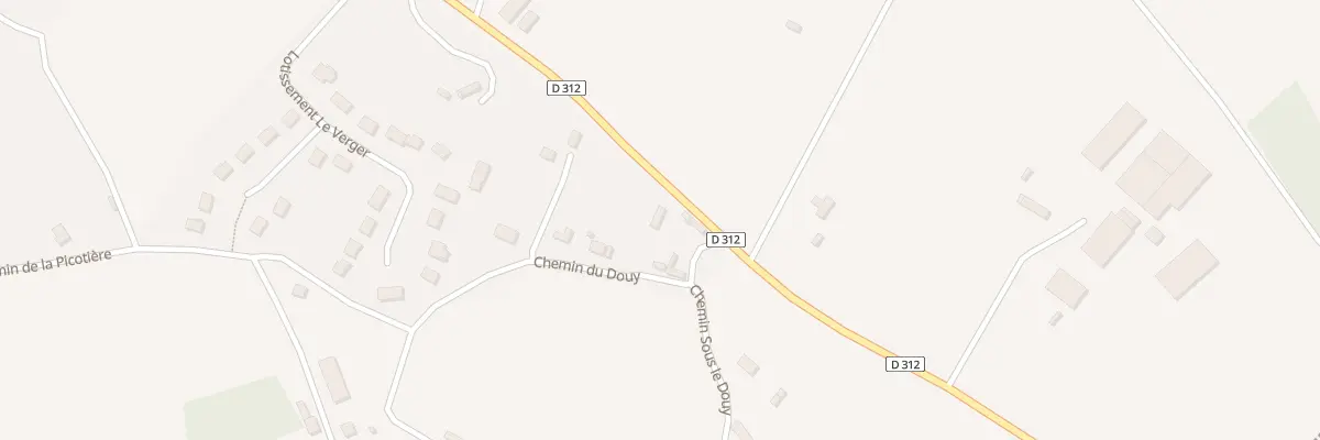 Plan du 34 Che du Douy à Conteville