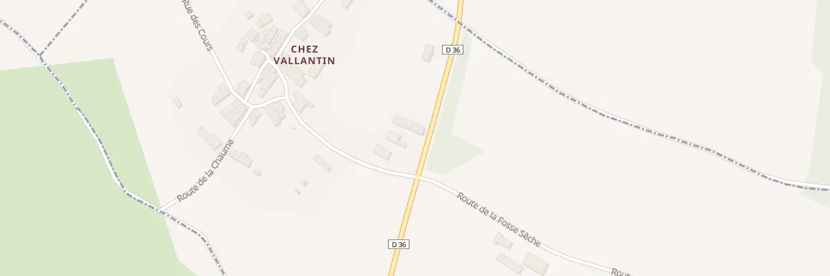 Plan du 5001 Chez Vallantin à Turgon