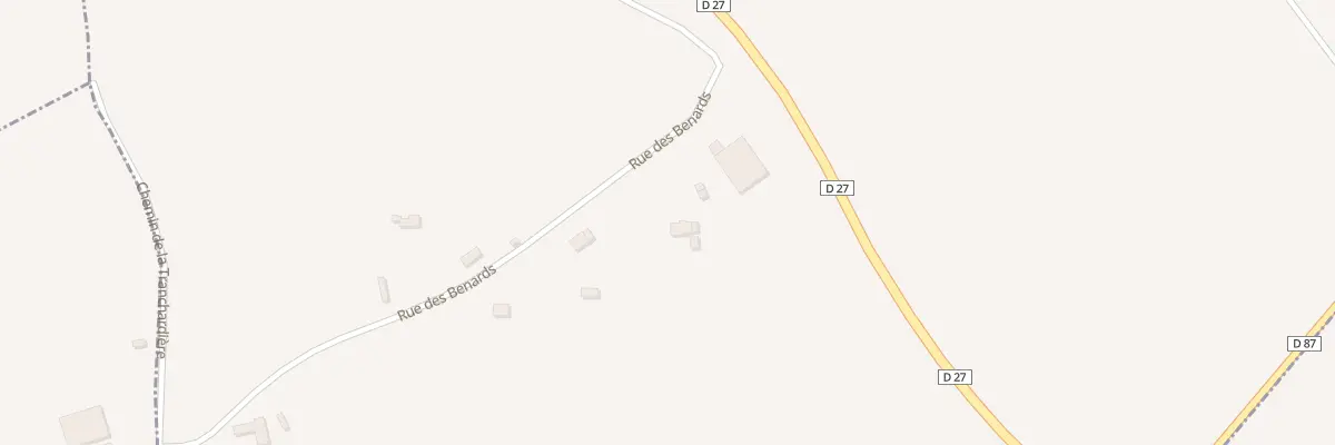 Plan du 242 Rue des Benards à La Chapelle-Bayvel
