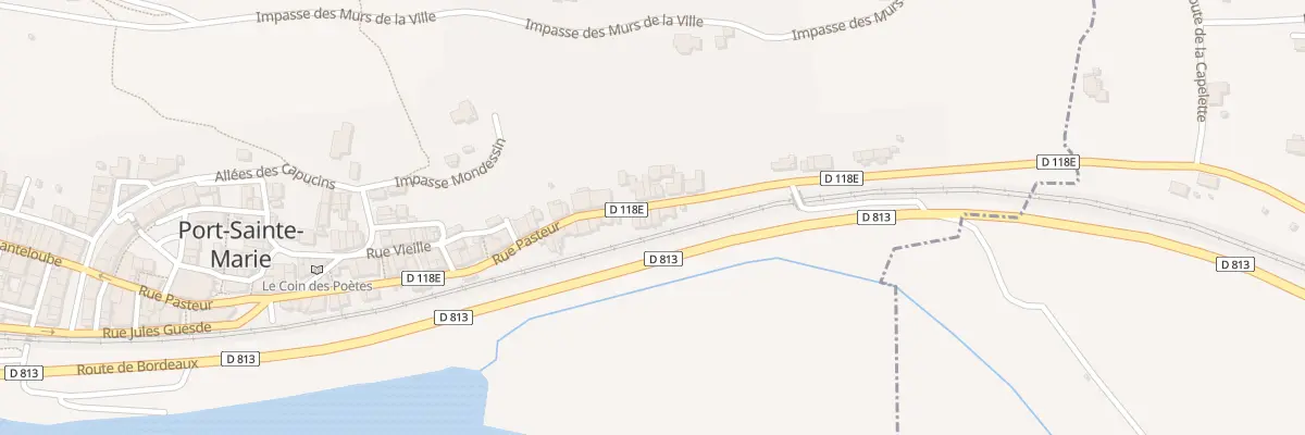 Plan du 60 Rue Pasteur à Port-Sainte-Marie