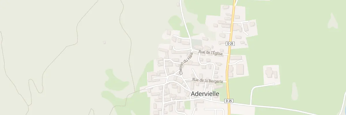 Plan du 2 Che de Nabias à Adervielle-Pouchergues