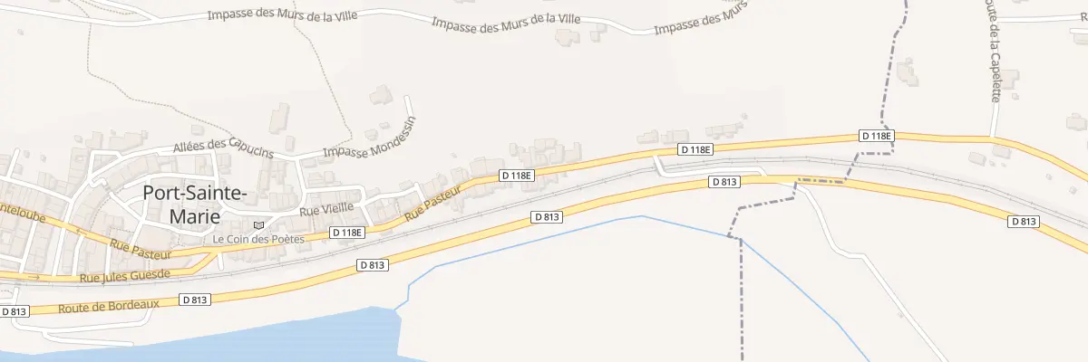 Plan du 62 Rue Pasteur à Port-Sainte-Marie
