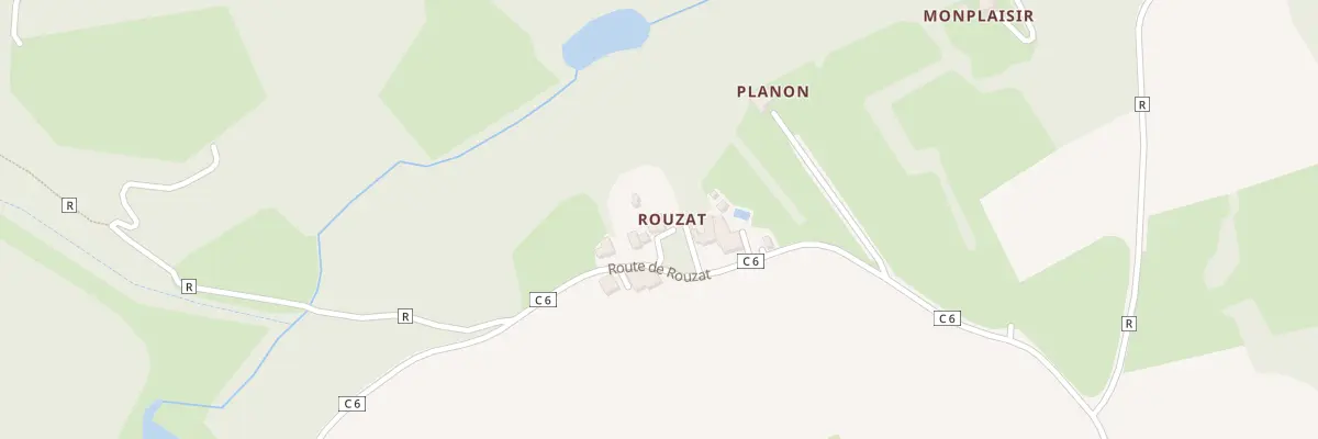 Plan du 813 Rte de Rouzat à Espiens