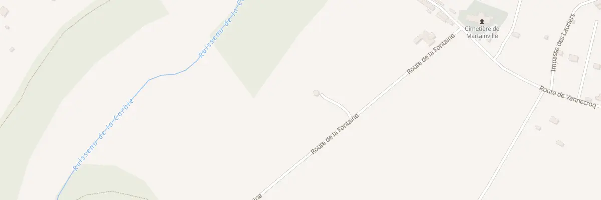 Plan du 175 Rte de la Fontaine à Martainville