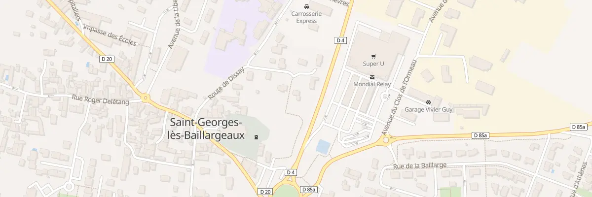Plan du 5 Rue Ernest Berger à Saint-Georges-lès-Baillargeaux