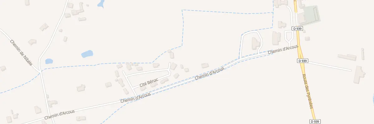 Plan du 5074 Au Village à Berdoues