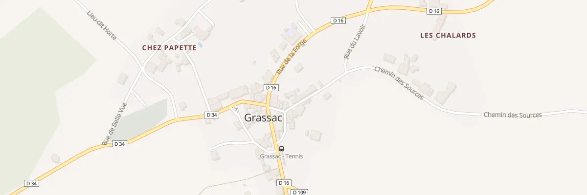 Plan du 3 Che des Sources à Grassac