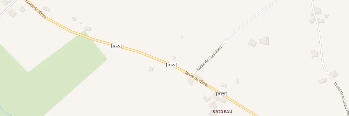 Plan du 521 Rte de l’École à Lavergne