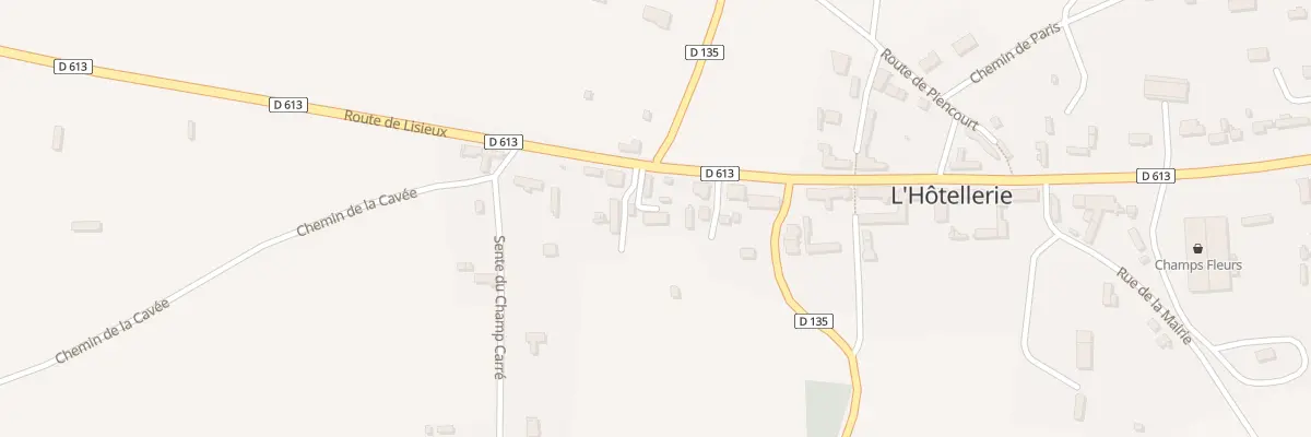 Plan du 13 N Rn 13 à L’Hôtellerie