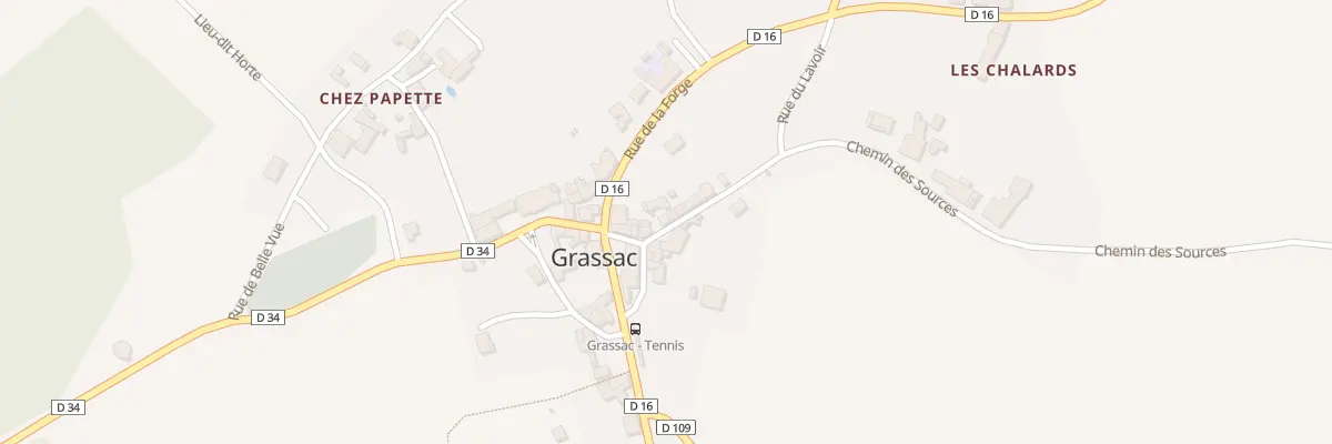 Plan du 5 Che des Sources à Grassac