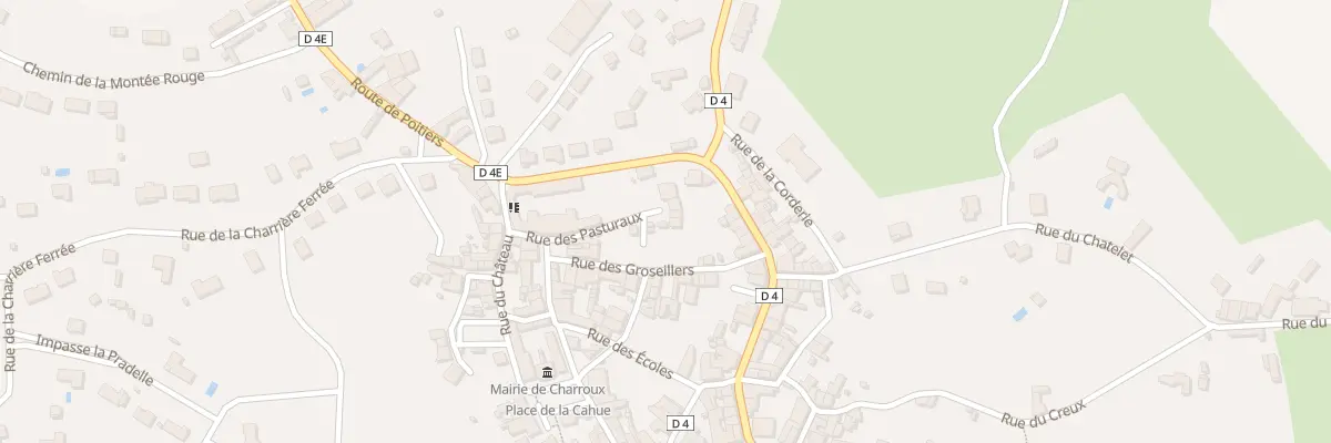 Plan du 4 Rue du Patureau à Charroux
