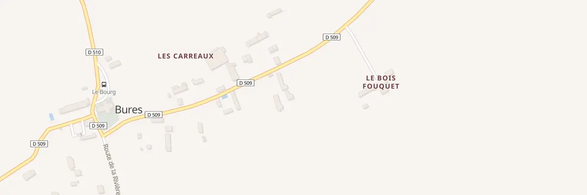 Plan du 14 Les Carreaux à Bures