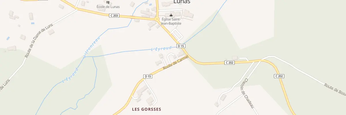 Plan du 32 Rte de Carmel à Lunas