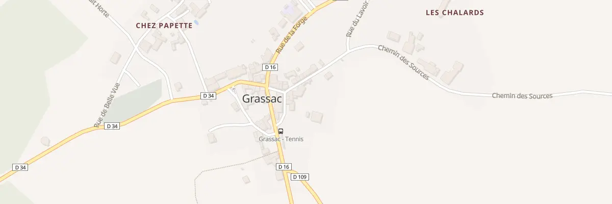 Plan du 8 Che des Sources à Grassac
