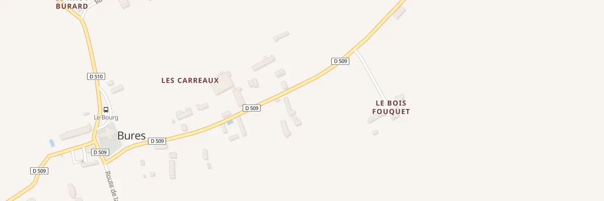 Plan du 86 Les Carreaux à Bures